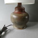 Sandstone lamp signed Blanot, 60s
