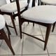 Suite 4 chaises Teck par Wilkhan pour Georg Leowald  Allemagne 1960
