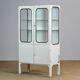 Glass & Iron Medical Cabinet, 1970s