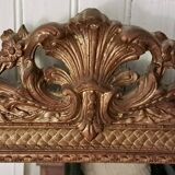 Golden Wood Mirror, stamped AB Bordeaux, Louis XVI style – Late 19th century