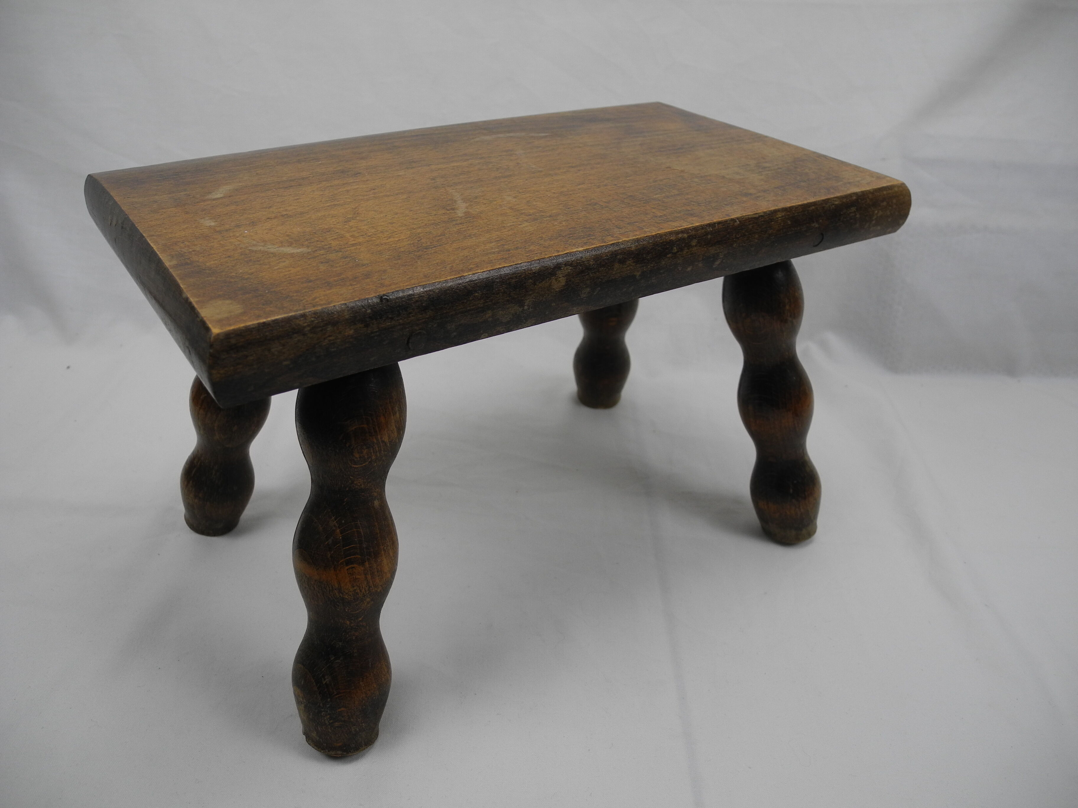 old footboard stool wood old wooden step stool country decoration