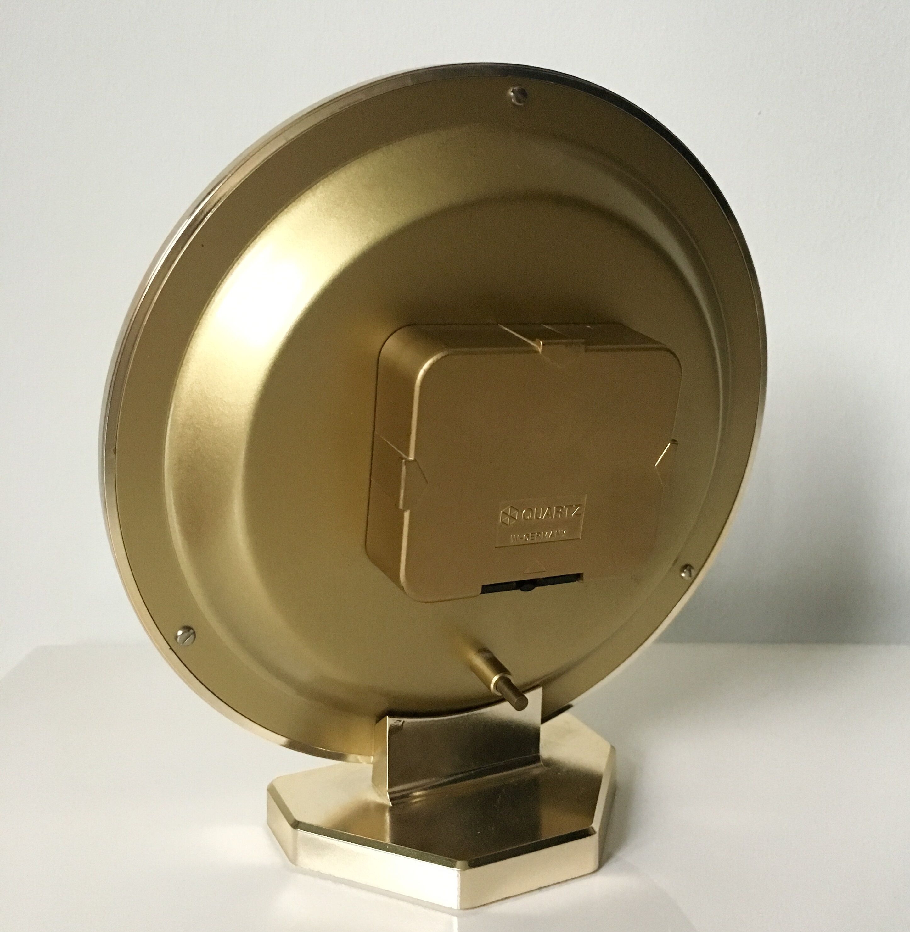 Modernist clock Kienzle Kundo world timer 1970 West Germany
