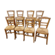 lot 8 old chairs mulched