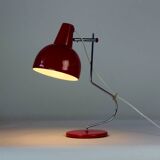 Lampe de table Lidokov L193 du milieu du siècle par Josef Hurka en métal rouge, Tchécoslovaquie, années 1960