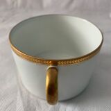 Jammet Seignolles Limoges porcelain and gold cup