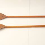 Pair of wooden oars / paddles