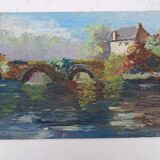 Oil on Panels 19th by F.Castet