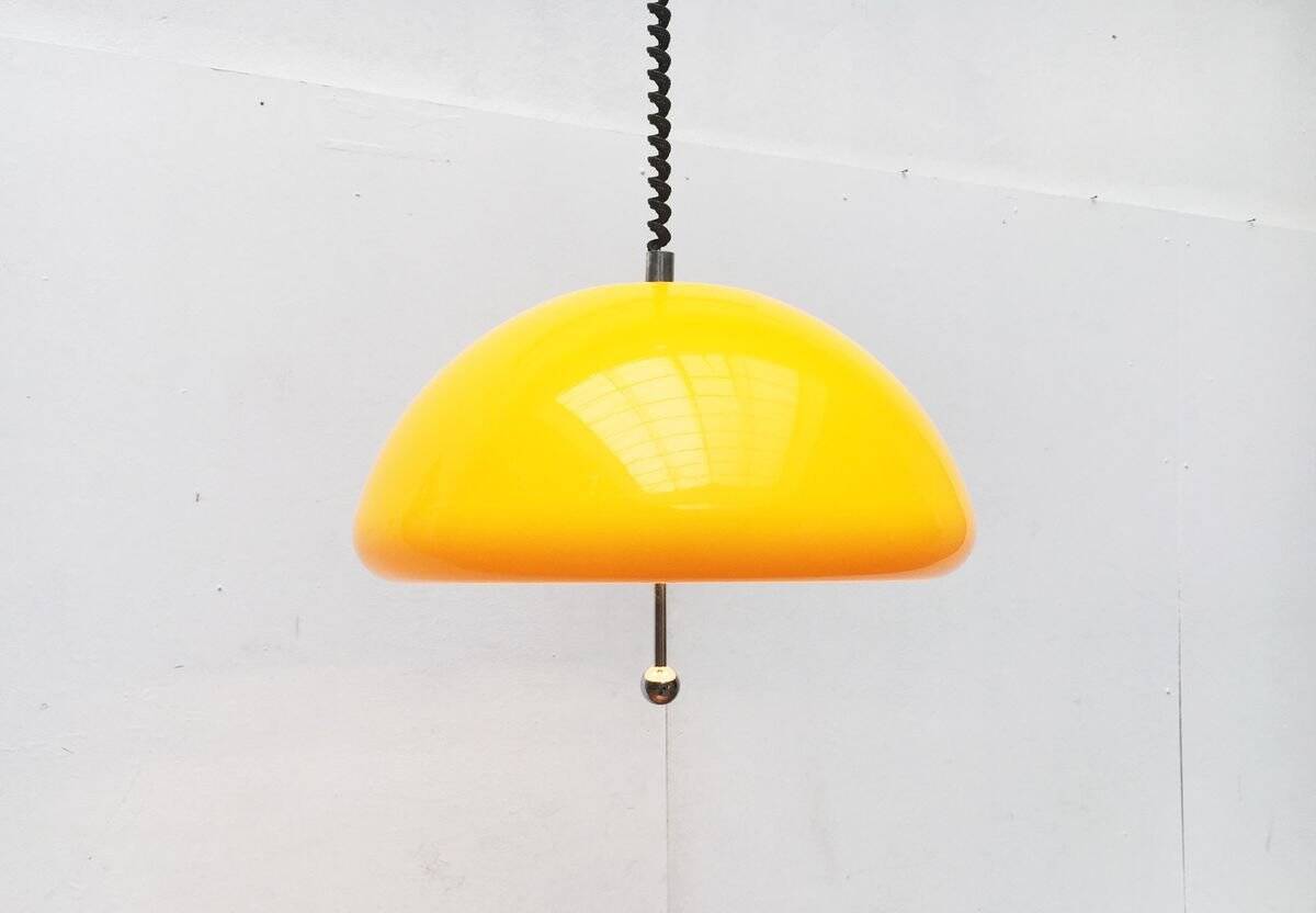 Space Age hanging lamp Cabras by Luigi Massoni for Guzzini