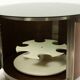 Eugenio Gerli, for Tecno. Round coffee table with integrated bar. Circa 1960.