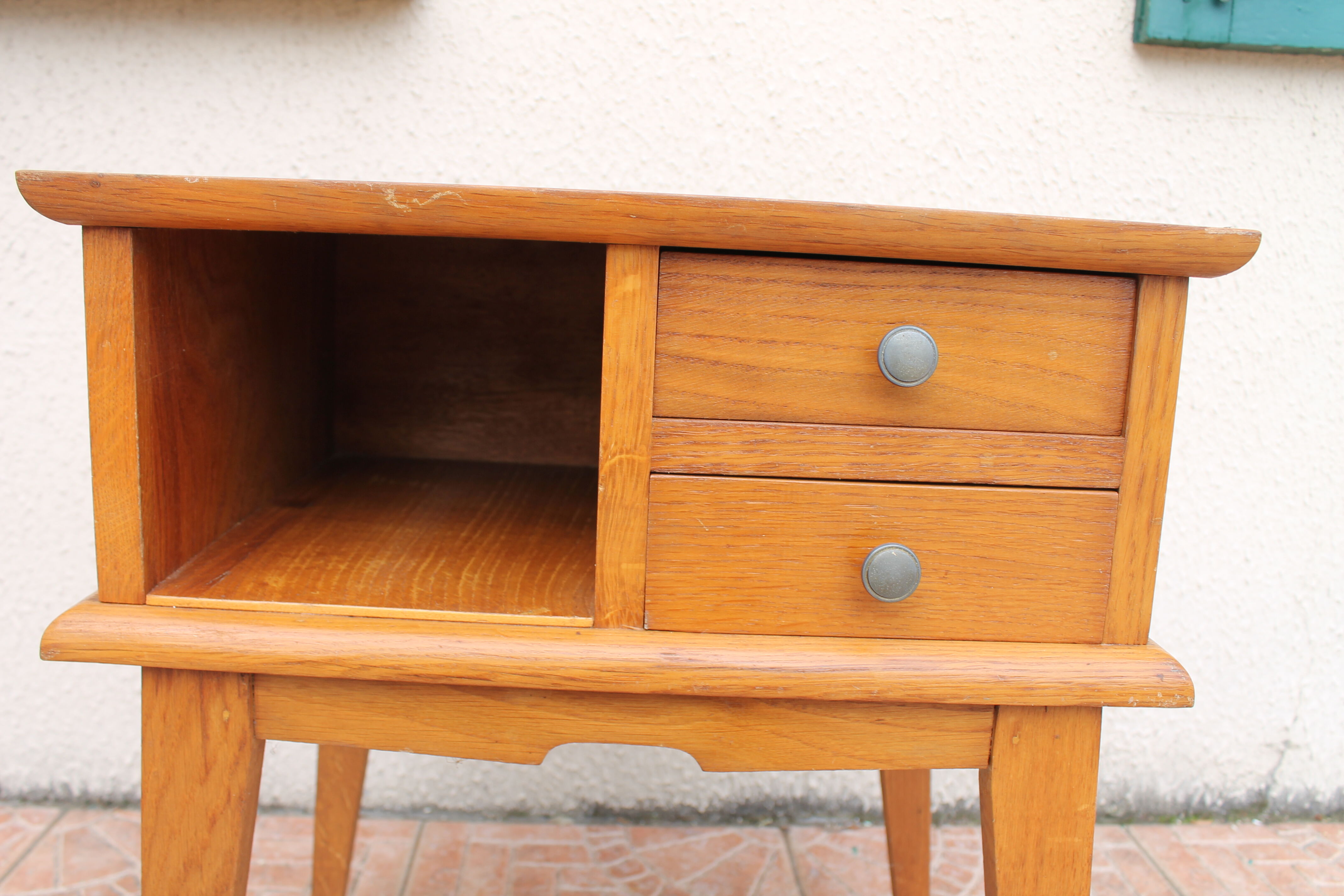 Vintage bedside table