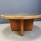 Scandinavian etched brass coffee table, 1960s