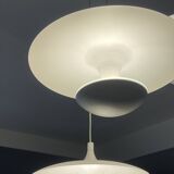 Suspension cascade design 3 white metal saucers