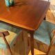 Vintage Scandinavian oak table "Mette"
