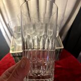 Set of 6 daum crest crest long drink orangeade glasses