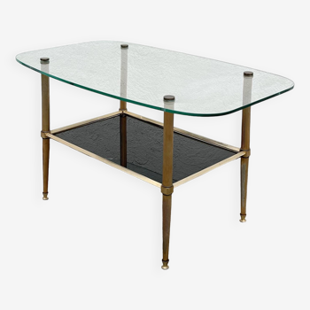 Vintage glass coffee table 50/60