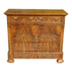 Commode en noyer et ronce de noyer style Louis Philippe