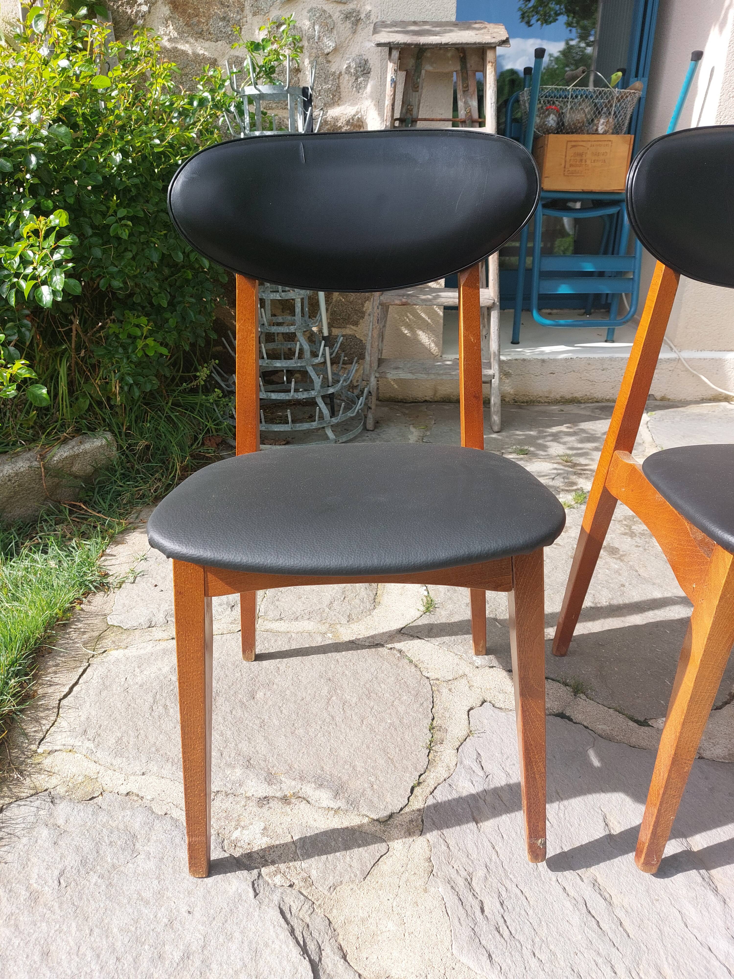 pair of Scandinavian chairs, unicorn style