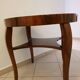 Table d'appoint ronde Art Déco peinte à la main, années 1930