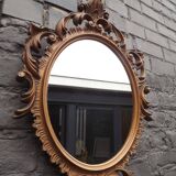 Vintage aged resin mirror
