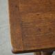Danish cabinet maker, office table/dining table in oak, baroque style, 1970.