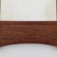 Art Nouveau Oak Coat Rack with Mirror and Floral Carvings, Belgium, circa 1