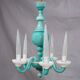 Murano glass chandelier by Gio Ponti for Venini, 1940s