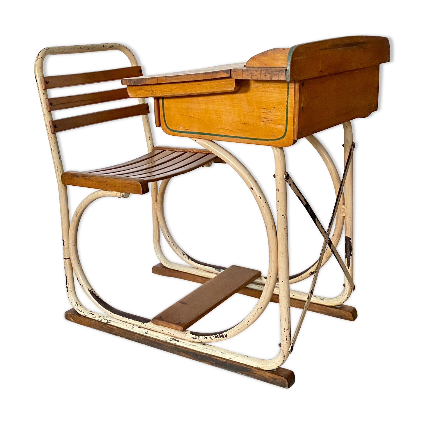 Vintage school desk