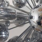 Vintage Sputnik wall/ceiling light from the space age, Cossack style.