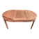 Table à manger ronde extensible décapé en bois massif brut chinois Ming 196