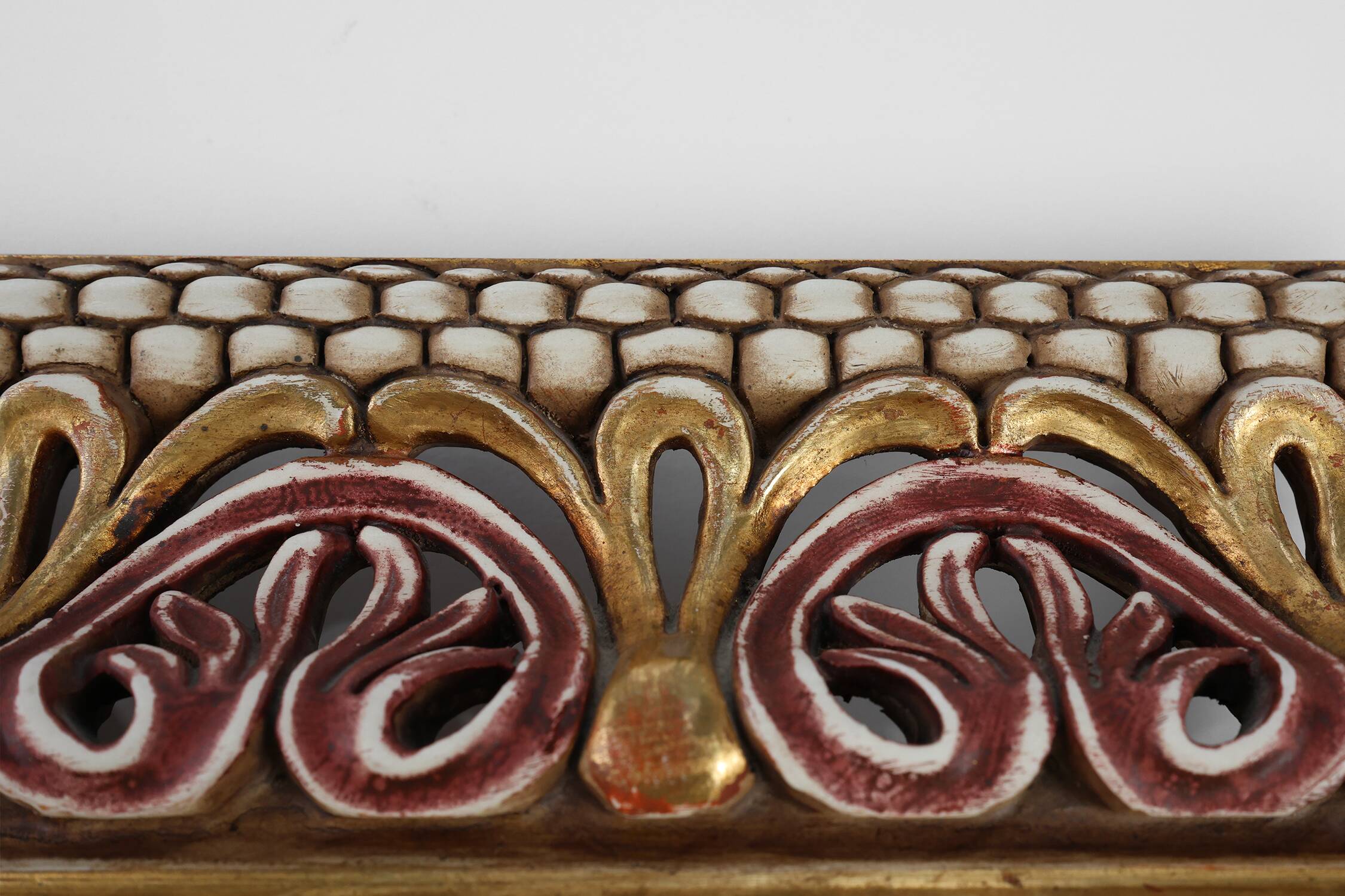 Baroque Revival Firenze Mirror in Carved Wood, Italy ca. 1960