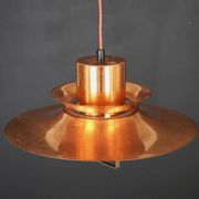 Scandinavian midcentury Design Lamp by Vitrika | solid copper black style | 1960s | Scandinavian