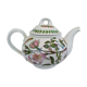 Faîence teapot portmeirion made in england décor botanic garden
