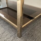 Belgo Chrom fine gold 23ct coffee table from the 70s