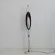 White plexiglass, steel and copper floor lamp by Goffredo Reggiani.