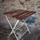 Table bistrot pliante vintage – Années 1950