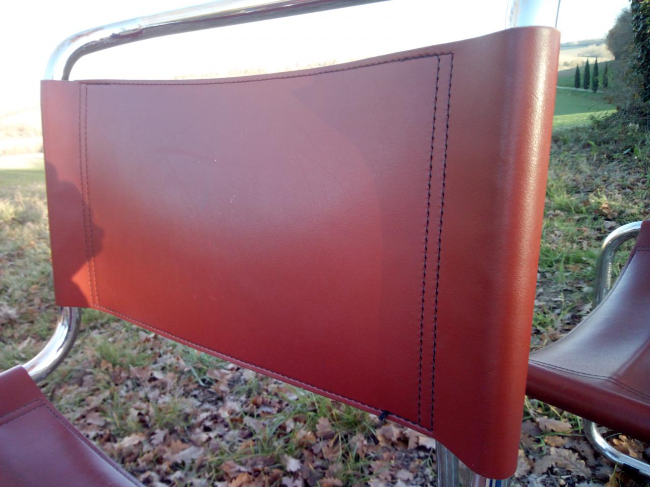 4 Marcel Breuer design chairs, model B33