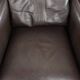 Art Deco design set consisting of an armchair and ottoman