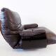 Ligne Roset Marsala brown leather armchair by Michel Ducaroy