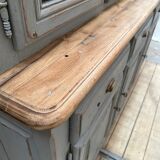 Oak vessel with grey patina