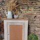 Petit confiturier vintage upcyclé – Blanc effet chaulé