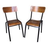 Pair of Mullca 511 chairs