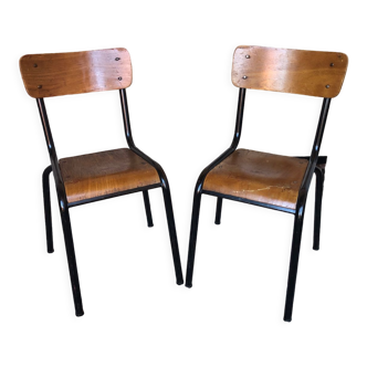 Pair of Mullca 511 chairs