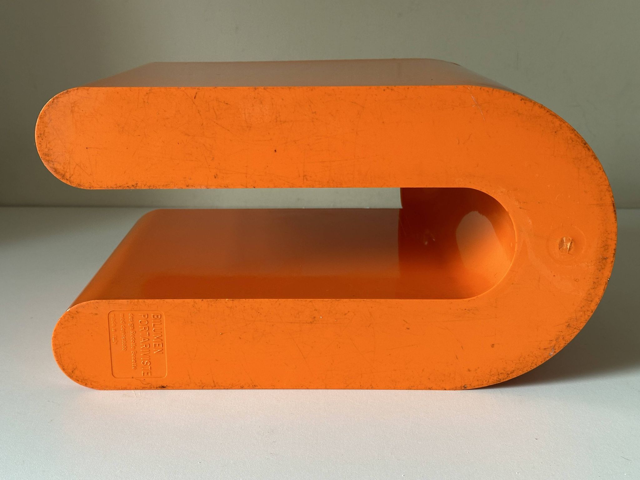 Bilumen magazine holder rodolfo bonetto design 70s