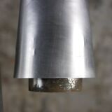 Trio of Raak steel pendant lights, 1960s