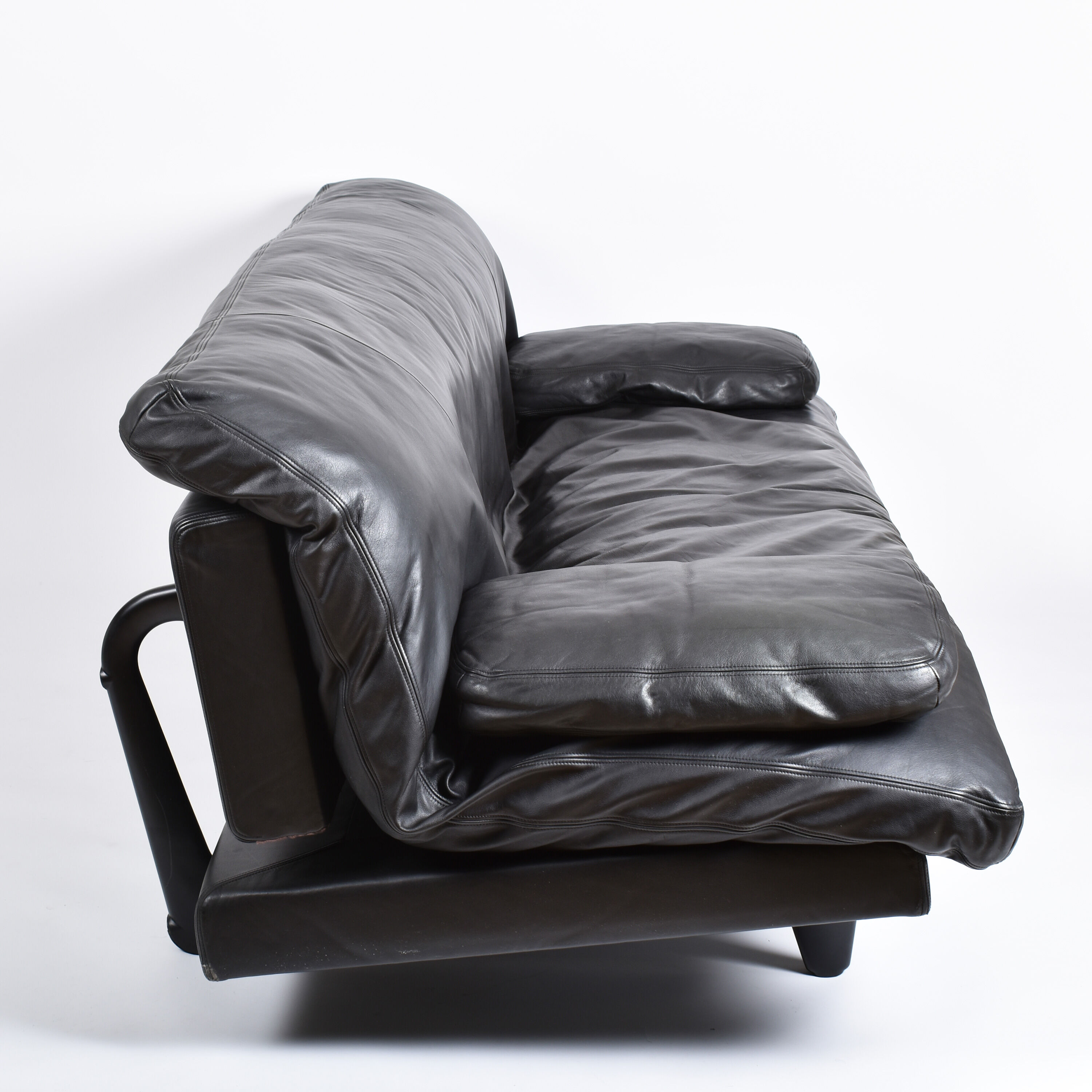 De Sede DS 169 convertible leather sofa, E. Ambühler, 1960