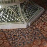 Decorative pitcher/sculpture in ceramic signed JMS