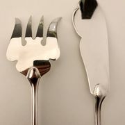 Ensemble de deux couverts de service à poisson Ercuis