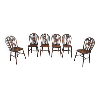 Lot de 6 chaises windsor