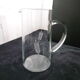 Carafe à eau pichet en verre gravé 1.4 l