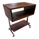 Vintage wood and metal console